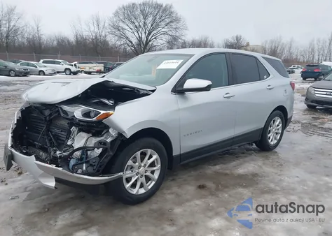 2021 Chevrolet Equinox Awd 2Fl из США, поврежденный, VIN 3GNAXTEV2ML387656